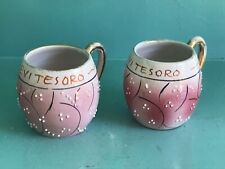 Ceramica vintage tazze usato  Italia