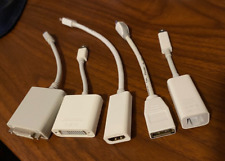 6 Apple Thunderbolt Mini DisplayPort DVI HDMI DisplayPort adaptador Ethernet A1305 comprar usado  Enviando para Brazil