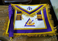 PAST ILLUSTRIOUS MASTER APRON With Golden Fringe for sale  Shipping to South Africa