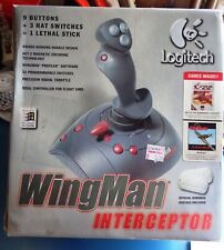 VINTAGE LOGITECH "WINGMAN" CONTROLLER. BOXED. WITH  BOOKLET & DOG TAGS. USED for sale  Shipping to South Africa