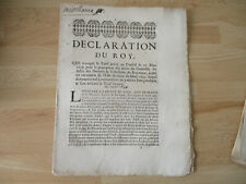 1694 royal declaration d'occasion  Expédié en Belgium