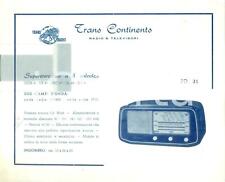 1950 trans continents usato  Italia