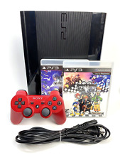 Sony PlayStation 3 Console PS3 Super Slim Black Bundle - Kingdom Hearts - Tested for sale  Shipping to South Africa