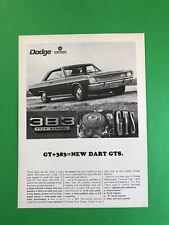1967 DODGE DART GTS 383 ANÚNCIO IMPRESSO VINTAGE ORIGINAL IMPRESSO 67 comprar usado  Enviando para Brazil