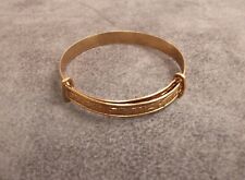 Gold baby bangle for sale  NEWCASTLE UPON TYNE