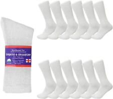 Usado, Meias para diabéticos, almofada circulatória não vinculativa algodão meias para tripulação masculinas mulheres comprar usado  Enviando para Brazil