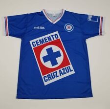 Camiseta deportiva de fútbol para hombre Cruz Azul color azul retro segunda mano  Embacar hacia Argentina