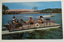 Vintage Postcard~ Retro Boating Scene Advertisement for Parti-Barge Pontoon Boat for sale  Shipping to South Africa