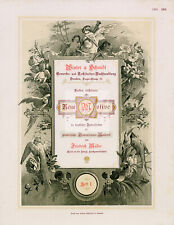 Tipografía decorativa y diseño impreso 1891 intercambio de patrones gráficos #E611 segunda mano  Embacar hacia Argentina