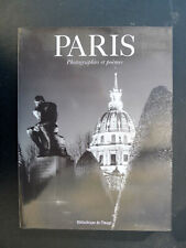 Paris photographies poèmes d'occasion  Crespières