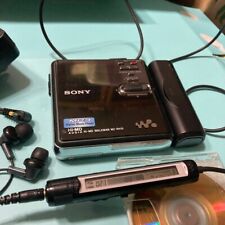 Usado, Reproductor de audio portátil Sony MZ-RH10 Hi-MD MP3 negro LEER usado segunda mano  Embacar hacia Mexico