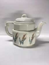 Porcelier teapot cattails for sale  Estero