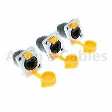 3 piezas enchufes impermeables RJ45 conector IP65 montaje de panel Ethernet conector RJ45 segunda mano  Embacar hacia Argentina