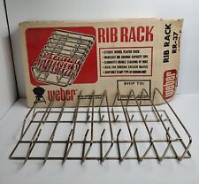 Vintage Weber Kettle Grill RR-37 Rib Rack, used for sale  Shipping to South Africa