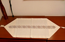 Tischläufer tischdecke weiß gebraucht kaufen  Dresden