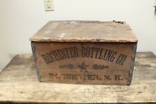 Caja de cerveza vintage Rochester Bottling Co caja de cerveza caja contenedor Rochester N.H., usado segunda mano  Embacar hacia Argentina