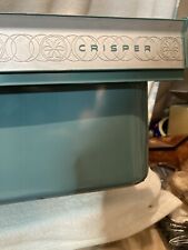 Usado, Cajón crujiente refrigerador esmaltado azulado mediterráneo vintage de mediados de siglo segunda mano  Embacar hacia Argentina