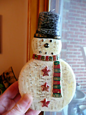 Christmas snowman candle for sale  Fenton