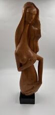 Dirceu Rosa Pregnant woman wood sculpture unique piece 1986 comprar usado  Enviando para Brazil