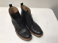 Brogue black leather for sale  LONDON