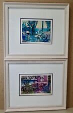 (2) Eileen Seitz Lithograph Prints Island Bed & Breakfast & Treehouse Breeze for sale  Shipping to South Africa