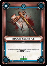 Blood sacrifice foil usato  Italia