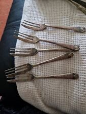 Silver cake forks for sale  IPSWICH