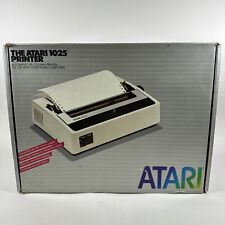 Vintage Atari 1025 Compact 80 Column Dot Matrix Printer w Owners Guide & Box for sale  Shipping to South Africa