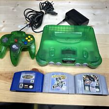Paquete de 3 consolas de juegos Nintendo 64 - verde selva probado auténtico, usado segunda mano  Embacar hacia Argentina