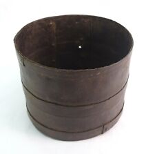 Vintage Handcraft Iron Tribal Primitive Kitchen Big Grain Measure Pot G66-605  for sale  Shipping to South Africa