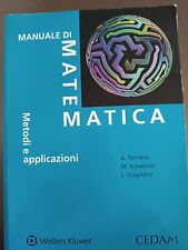 Manuale matematica. metodi usato  Matera