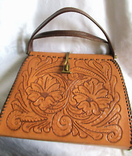 tooled leather handbag for sale  KIRKCALDY