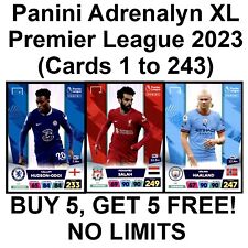 Panini Premier League Adrenalyn XL 2023 (1 to 243) **Please Select Cards** myynnissä  Leverans till Finland