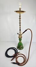 2 Hose Eagermann Hookah Set Czech Republic Bohemia Crystal Hand Made  for sale  Shipping to South Africa