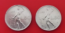 Moneta lire 1955 usato  Lazise