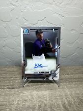 2021 Bowman Chrome Adael Amador Auto 1º #CPA-AAM Colorado Rockies, usado comprar usado  Enviando para Brazil