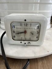 Reloj de cocina Westinghouse vintage década de 1950 esmaltado blanco temporizador de cocina #TC-81, usado segunda mano  Embacar hacia Argentina