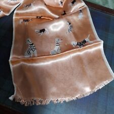 Poodle satin scarf for sale  IPSWICH