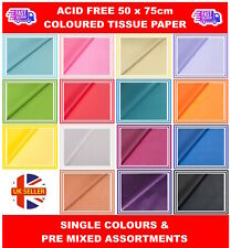 Coloured tissue paper for sale  ISLEWORTH