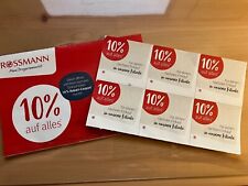 Rossmann coupons gutscheine gebraucht kaufen  Waldenburg