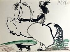 Pablo Picasso - Litografia vintage originale anno 1961 - Toros y Toreros na sprzedaż  Wysyłka do Poland