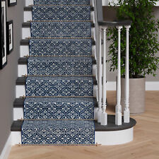 Stair carpet navy for sale  Shipping to Ireland