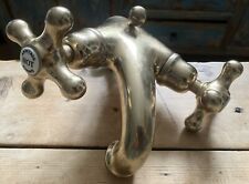 Vintage Reclaimed Brass Taps Bathroom Basin Armitage Shanks for sale  Shipping to South Africa