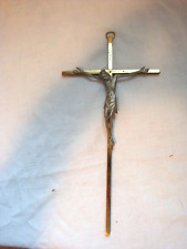 Vintage brass crucifix d'occasion  Expédié en Belgium
