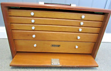 Vintage Superb Quality Union 5 Graduated Draw Engineers Cabinet Chest Very Clean for sale  Shipping to South Africa