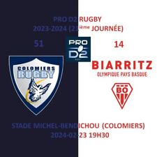 Magnet rugby biarritz d'occasion  Bussy-Saint-Georges