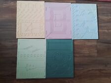 Cardmaking embossing boards for sale  WREXHAM