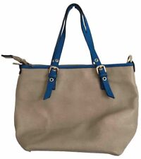 Handtasche blau beige gebraucht kaufen  Oldenburg