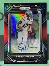 2022 Garrett Wilson Panini Prizm Preto Vermelho Auto /99 Rookie #PB12 Jets comprar usado  Enviando para Brazil