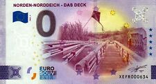 Zero Euro Bill - 0 Euro Bill-North-North Dike - The Deck 2022-3, brugt til salg  Sendes til Denmark
